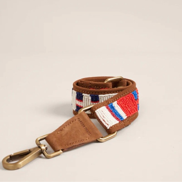 Parker Thatch Charlie Suede Top-Handle Tote Bag in Caramel Brown - Picture 4 of 6